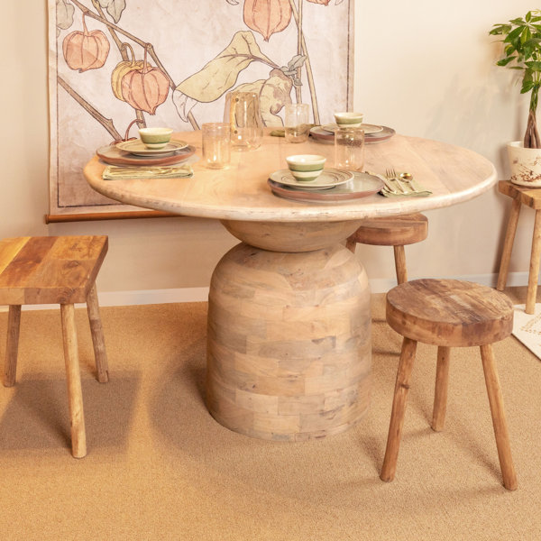 Joss & Main Kashida 47" Round Dining Table & Reviews | Wayfair